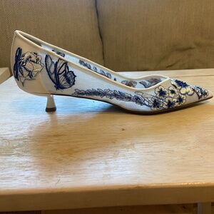 Betsey Johnson Dress/Wedding Slingbacks
